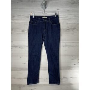 Levis Jeans Womens 6 Dark Wash Mid Rise Skinny‎ Stretch Denim 5 Pocket Zip Fly